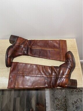 Frye Women's Brown Leather Riding Boots Size 7.5